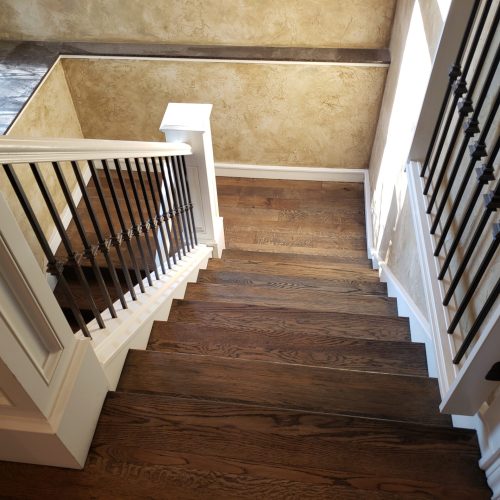 Wood stairs