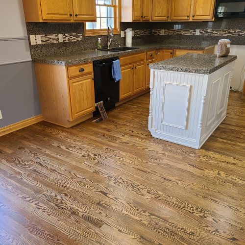 sanding hardwood floors