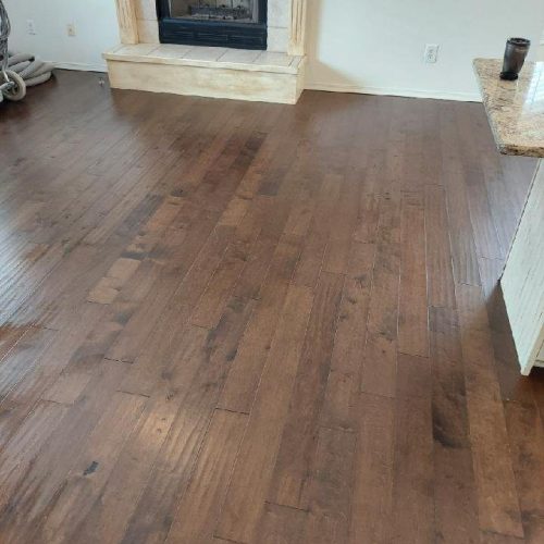 Hardwood Floors After Recoat System